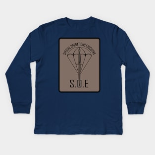 S.O.E. Special Operations Executive Kids Long Sleeve T-Shirt